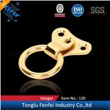 3-Hole Brass Plate Ring Picture Frame Hanger
