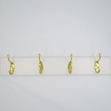 High-Grade Beautiful Clothes Hooks Wooden & Metal Row Hooks (ZH-7006)