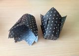 Colorful Greaseproof Paper Baking Tulip Muffin Cups Making Machine