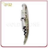 Printed Metal Wine Corkscrew with Multi-Color Handle