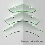 Clear Tempered Shelf Glass for Wall