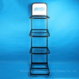 Supermarket Use 4 Layer Metal Black Mattress Display Rack