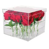 Newest Acrylic Preserved Fresh Flower Box for Roses