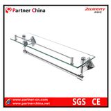 Stainless Steel 304 Glass Shelf with Towel Rack