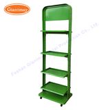 Durable 4 Tiers Exhibition High Quality Metal Car Lubricating Oil Bottle Display Rack for Gas Station