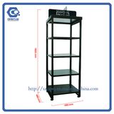 Customized Floor-Standing Cosmetic Metal Display Rack for Sales