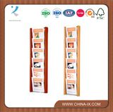 6-Tiered 6 Pocket Literature Rack for Wall Mount