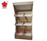 Wooden MDF Supermarket Display Shelf