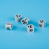 Wholesale Color Round Hanger Accessory Plastic Size Marker for Hanger (LT-8026-2)