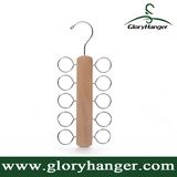 10 Holes Wooden Scarf Hanger Organiser