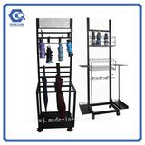 Retail Shop Floor-Standing Metal Umbrella Rack Display Stand