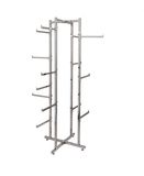 Sturdy Flooring Factory Price Ways Clothing Rack Chromed Steel Laminate Garment Display Rack
