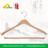 Wooden Contoured Clothes Hanger (WCJS100-Natural)