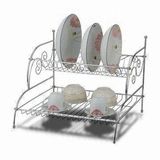 2 Tiers Metal Kitchen Dish Rack