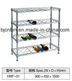 Carbon Steel Chrome Wire Rack for Beverage Storage