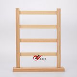 4 Layers Original Wooden Earring Display Stand