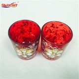 Glass Jar Candle with Blingbling Pattern and Scented