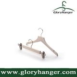 Top Quality Wooden Suit Hanger, Coat Rack with Sturdy Metal Hook & Clips