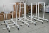 Triangle Side Accessories Metal Stand with Mirror on Top& Prongs on The Stand