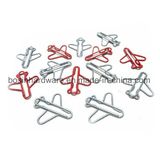 Airplane Shape Metal Paper Clips