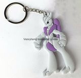 Fashion 3D Cartoon Custom Rubber Key Chain for Promotonal Items