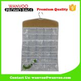 Shower Nylon Waterproof Hanging Wall Organizer Pouch for Laundry