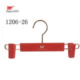 Brand Multi Custom Velvet Clips Adjustable Plastic Pants Hanger