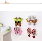 Simple Cartoon One-Piece Wall-Hung Shoe Rack