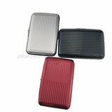 Credit Card Size RFID Blocking Aluminum Card Holder/ Card Case PVC