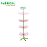 Metal Wire Pop Rotating Display Stand Rack