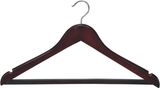 Popular Pants Male Hanger Wooden with Slip Bar