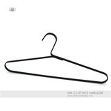 Metal Wide Board Clothes Top Hangers Black Adult Coat Hangers for Jeans