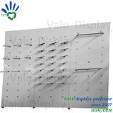 Store Metal Wall Panel Display Stand for Sports Shoes Retail Store