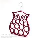 Wholesale Flocked Hanger, Hot Sale Plastic Hanger, Velvet Tie Hanger