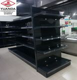 Newest Cheap Black Flat Back Gondola Supermarket Shelf/ Display Rack