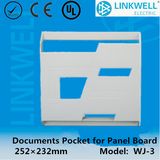 Panel Board Door-Mounting High Quality ABS Self-Adhesive Drawings and Documents Pocket (WJ-3)