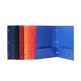 Office Stationery PP Letter Size 3 Holes 2 Pockets File Folder Custom