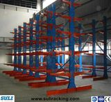 Double Side Long Pipes Storage Pallet Cantilever Shelf Rack